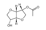 isomannide 2-acetate Structure