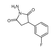 Succinimide, N-amino-2-(m-fluorophenyl)-结构式