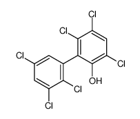 3,4,6-trichloro-2-(2,3,5-trichlorophenyl)phenol结构式