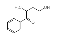 1-Butanone,4-hydroxy-2-methyl-1-phenyl-结构式