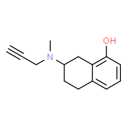 1-NAPHTHALENOL, 5,6,7,8-TETRAHYDRO-7-(METHYL-2-PROPYNYLAMINO)-, HYDROCHLORIDE Structure