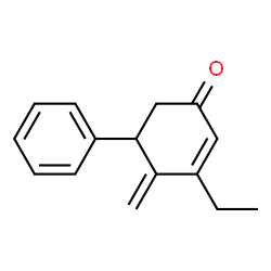 2-Cyclohexen-1-one,3-ethyl-4-methylene-5-phenyl-(9CI) structure