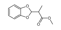 methyl 2-(benzo[d][1,3]dioxol-2-yl)propanoate结构式