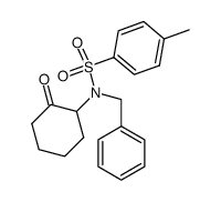 N-benzyl p-toluenesulfonamido-2 cyclohexanone Structure