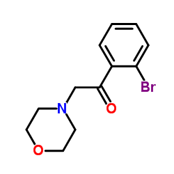 2-(2-Bromophenyl)-1-(4-morpholinyl)ethanone structure