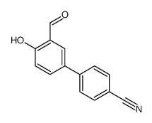 4-(3-formyl-4-hydroxyphenyl)benzonitrile Structure