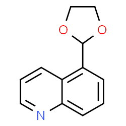 Quinoline, 5-(1,3-dioxolan-2-yl)- (9CI)结构式
