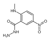2-(methylamino)-5-nitrobenzohydrazide结构式