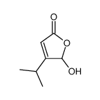 5-hydroxy-4-isopropylfuran-2(5H)-one结构式