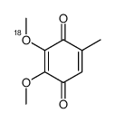 2,3-di(methoxy)-5-methylcyclohexa-2,5-diene-1,4-dione结构式