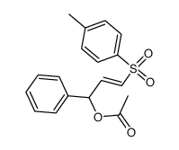 3-acetoxy-3-phenyl-1-propenyl p-tolyl sulfone Structure