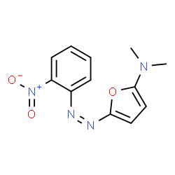 2-Furanamine,N,N-dimethyl-5-[(2-nitrophenyl)azo]- (9CI) Structure