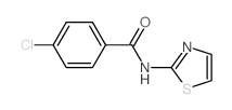 4-chloro-N-(1,3-thiazol-2-yl)benzamide Structure