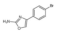 4-(4-溴苯基)噁唑-2-胺结构式