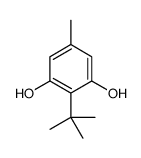 2-tert-butyl-5-methylbenzene-1,3-diol结构式