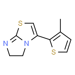 Imidazo[2,1-b]thiazole, 5,6-dihydro-3-(3-methyl-2-thienyl)- (8CI) Structure