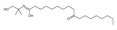 N-(1-hydroxy-2-methylpropan-2-yl)-10-oxooctadecanamide结构式