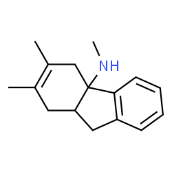 4aH-Fluoren-4a-amine,1,4,9,9a-tetrahydro-N,2,3-trimethyl-(9CI)结构式