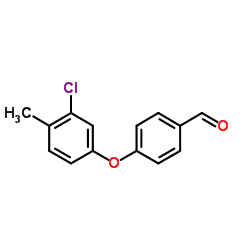 4-(3-Chloro-4-methylphenoxy)benzaldehyde结构式