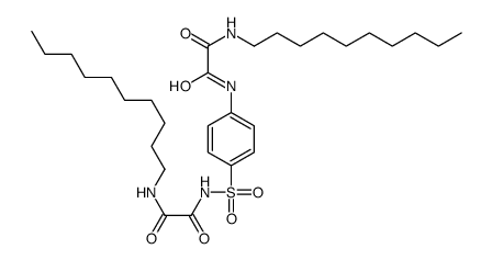 N-decyl-N'-[4-[[2-(decylamino)-2-oxoacetyl]sulfamoyl]phenyl]oxamide结构式