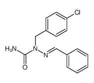 2-(4-chlorobenzyl)-1-benzylidenesemicarbazide Structure