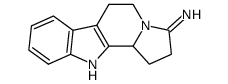 1,2,3,5,6,11b-hexahydro-3-imino-11H-indolo[3,2-g]pyrrocoline结构式