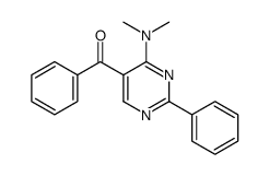 [4-(dimethylamino)-2-phenylpyrimidin-5-yl]-phenylmethanone Structure