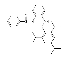 (S)-N-[2-(2,4,6-Triisopropylbenzylamino)phenyl]-S-methyl-S-phenylsulfoximine picture