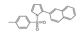 1-(4-methylphenyl)sulfonyl-2-naphthalen-2-ylpyrrole结构式
