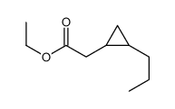 ethyl 2-(2-propylcyclopropyl)acetate Structure