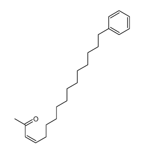16-phenylhexadec-3-en-2-one Structure