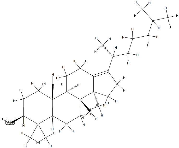 5α-Dammar-13(17)-en-3β-ol structure