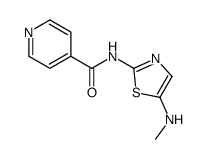 N-[5-(methylamino)-1,3-thiazol-2-yl]pyridine-4-carboxamide结构式