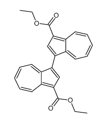 diethyl 1,1'-biazulene-3,3'-dicarboxylate结构式