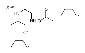acetoxy[2-[(2-aminoethyl)amino]propoxy]dibutyltin structure