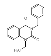 2,4(1H,3H)-Quinazolinedione,1-ethyl-3-(phenylmethyl)- Structure