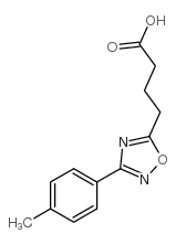 4-(3-P-TOLYL-[1,2,4]OXADIAZOL-5-YL)-BUTYRIC ACID picture