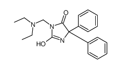 3-(diethylaminomethyl)-5,5-diphenylimidazolidine-2,4-dione Structure