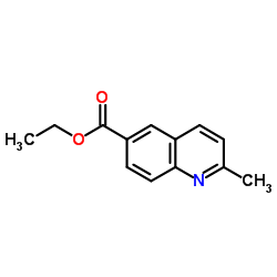 Ethyl 2-methyl-6-quinolinecarboxylate Structure