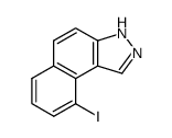9-iodo-3H-benz(e)indazole Structure