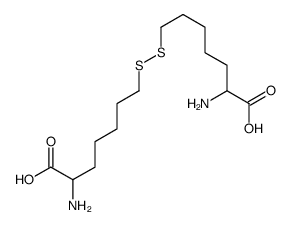 2-amino-7-[(6-amino-6-carboxyhexyl)disulfanyl]heptanoic acid结构式