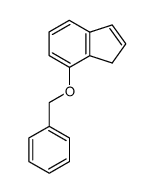 4-benzyloxyindene结构式
