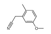 (5-methoxy-2-methyl-phenyl)-acetonitrile Structure