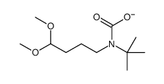 Carbamic acid, (4,4-dimethoxybutyl)-, 1,1-dimethylethyl ester (9CI) structure