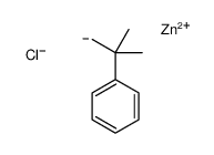 chlorozinc(1+),2-methanidylpropan-2-ylbenzene结构式