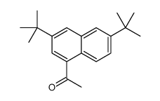 1-(3,6-ditert-butylnaphthalen-1-yl)ethanone Structure