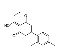 2-(1-hydroxybutylidene)-5-(2,4,6-trimethylphenyl)cyclohexane-1,3-dione结构式