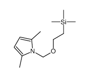 2-[(2,5-dimethylpyrrol-1-yl)methoxy]ethyl-trimethylsilane Structure