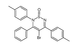 4-bromo-3-phenyl-2,5-di-(p-tolyl)-1,2,6-thiadiazine Structure