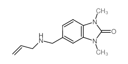 5-Allylaminomethyl-1,3-dimethyl-1,3-dihydro-benzoimidazol-2-one structure